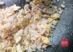 鸡蛋肉块炒饭的做法图解5