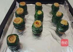 烤韭菜豆皮卷的做法图解7