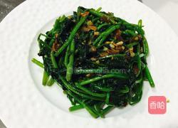 豆酱炒薯苗的做法图解5