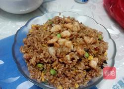 鲜虾仁火腿特色蛋炒饭的做法图解6
