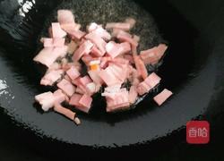 鸡蛋培根炒饭的做法图解4