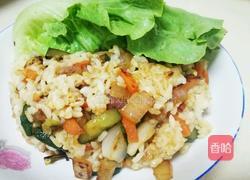 三丁炒饭的做法图解5