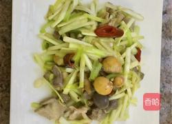 韭黄炒鸡肠的做法图解5
