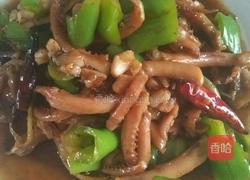 爆炒鱿鱼须的做法图解3