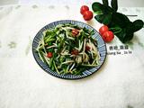 绿豆芽炒韭菜