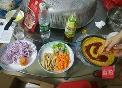 火腿披萨的做法图解3
