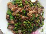 嫩黄豆炒肉