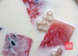 西瓜牛奶西米露的做法图解9