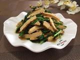 香干炒韭菜