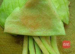 瓜皮炒肉的做法图解2