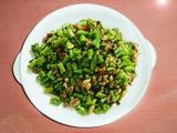 豆角肉末
