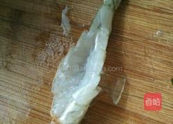 粉丝蒜蓉开背蒸虾的做法图解2
