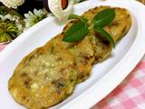 猪肝豆腐饼