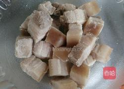 豆筋棍烧红烧肉的做法图解3