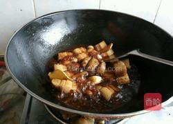 豆筋棍烧红烧肉的做法图解6