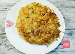 土豆丝茄子饼的做法图解6