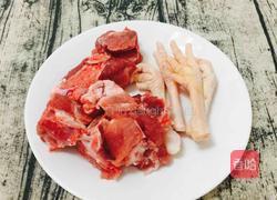 黑沙海参冬菇猪骨炖汤的做法图解3