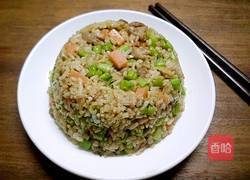 豆角火腿炒饭的做法图解12