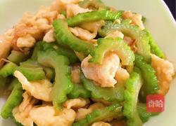 苦瓜炒鸡蛋的做法图解10