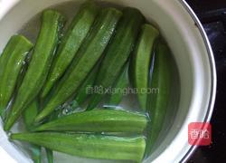 秋葵炒肉的做法图解4