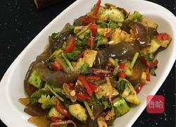 黄瓜拌凉皮的做法图解1