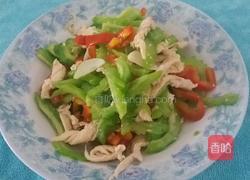 鸡丝苦瓜的做法图解6