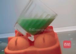 创意椰奶抹茶布丁的做法图解3