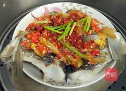 清蒸剁椒鳙鱼的做法图解7