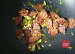 秋葵炒腊肠的做法图解7