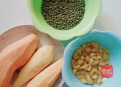 绿豆红薯通心粉糖水的做法图解1