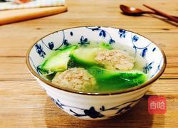 丝瓜丸子汤（夏季三伏天最佳搭配）的做法图解13