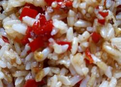红尖椒酱油炒饭