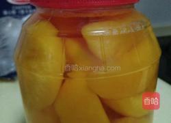 冰糖黄桃罐头的做法图解3