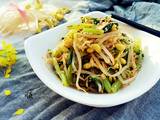 芹菜拌黄豆芽