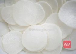 酸甜白萝卜的做法图解1