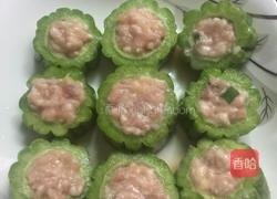 苦瓜酿肉的做法图解8