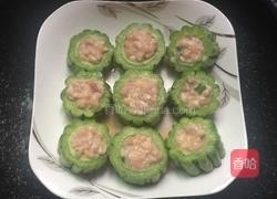 苦瓜酿肉的做法图解9