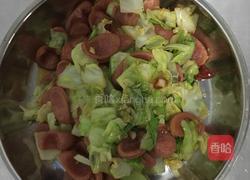 圆生菜炒火腿肠的做法图解6