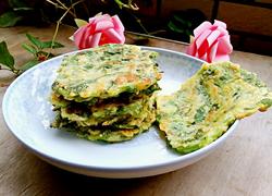 懒洋洋香菜饼