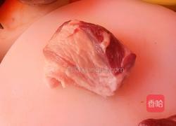 荷粉小炒肉的做法图解2