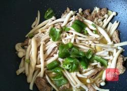 海鲜菇炒肉片的做法图解12