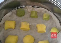 南瓜抹茶馒头的做法图解7