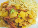 土豆咖喱鸡块方便面