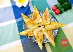 馄饨皮蛋肉饼的做法图解12