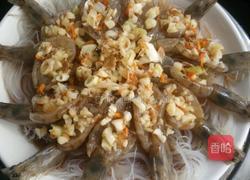 蒜蓉粉丝蒸虾的做法图解4