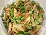豆角腐竹炒肉片