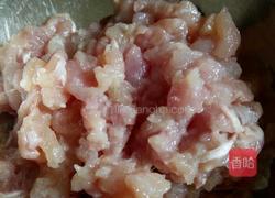 豆角肉末木耳面的做法图解2
