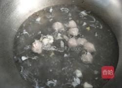 冬瓜丸子汤面的做法图解7