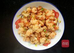 西红柿炒菜花的做法图解5