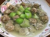 丝瓜肉丸汤